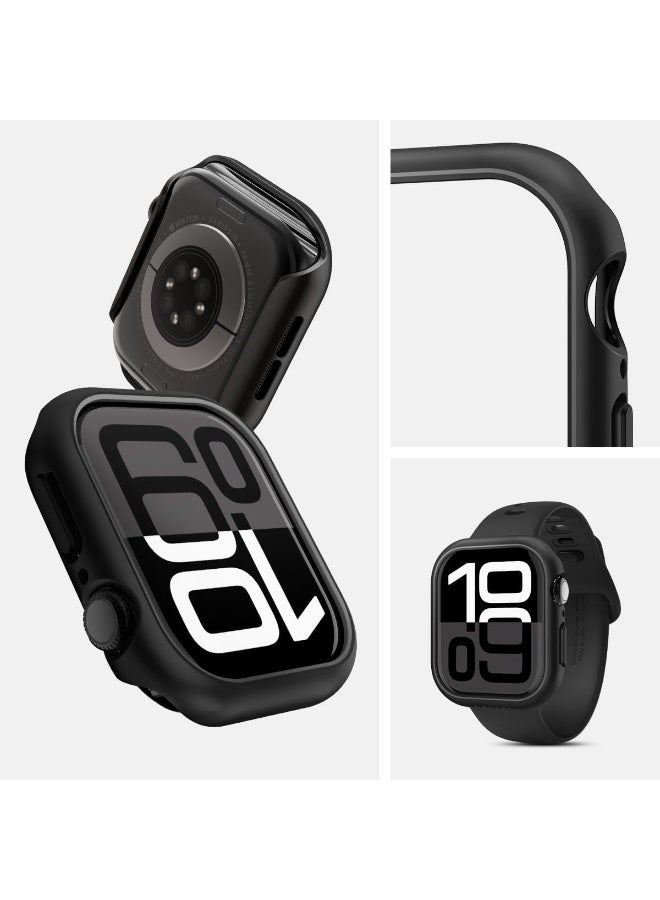 Spigen غطاء ساعة آبل سيريس 10 (46 مم) رفيع - أسود - Image 3